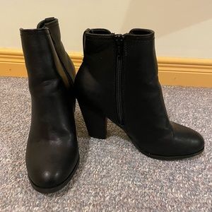 Black block heel ankle booties from Call It Spring